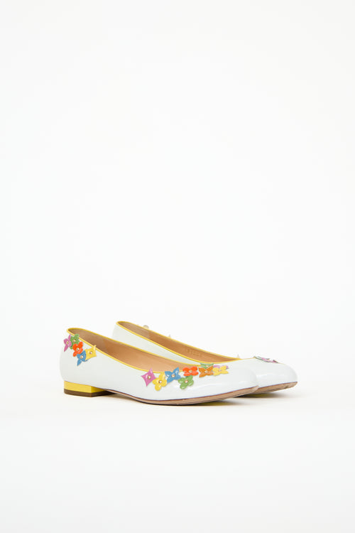 Louis Vuitton Patent Appliqué Ballet Flat