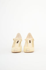Louis Vuitton Patent Monogram Wedge Pump
