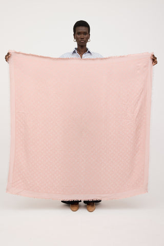 Louis Vuitton Silk Monogram Shawl Scarf