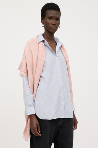 Louis Vuitton Silk Monogram Shawl Scarf