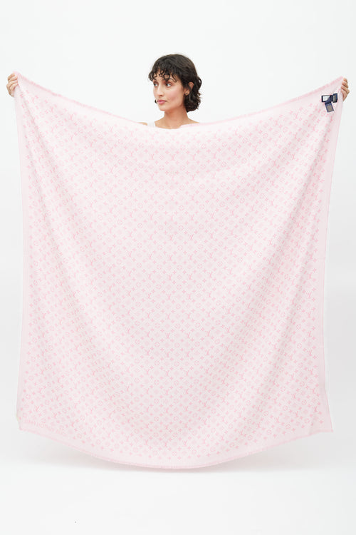 Louis Vuitton Pink My Daily Denim Shawl