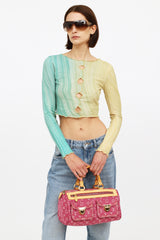 Louis Vuitton Pink Denim Neo Speedy Bag