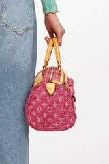 Louis Vuitton Pink Denim Neo Speedy Bag