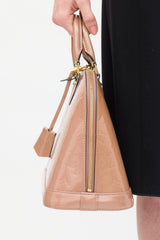 Louis Vuitton Pink Vernis Monogram Alma PM Bag