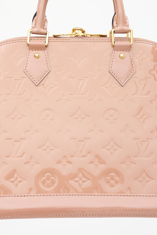 Louis Vuitton Pink Vernis Monogram Alma PM Bag