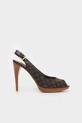 Louis Vuitton Platform Slingback Sandal