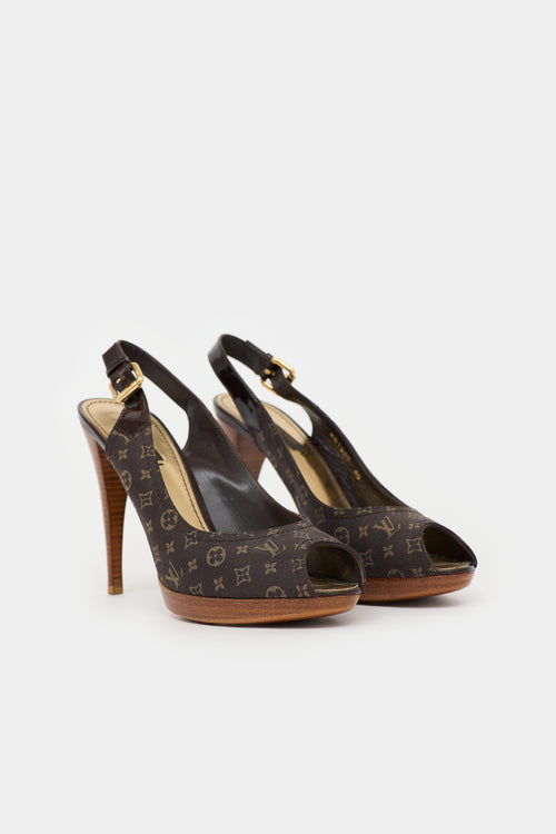 Louis Vuitton Platform Slingback Sandal