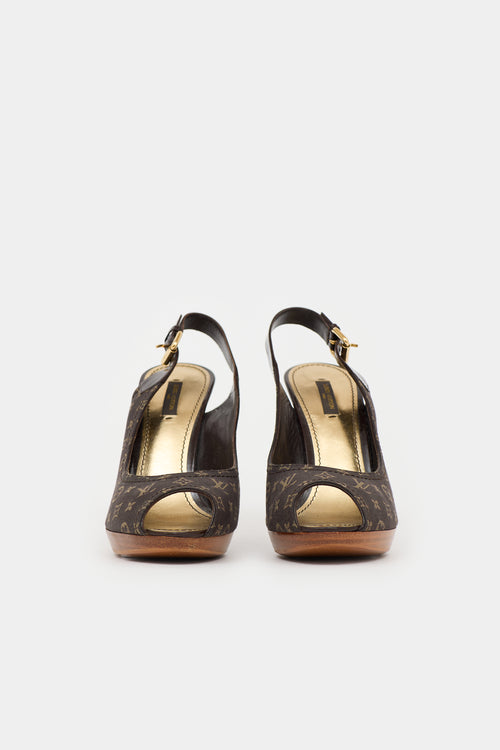 Louis Vuitton Platform Slingback Sandal