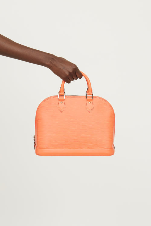 Louis Vuitton Pink Poppy Epi Alma Bag