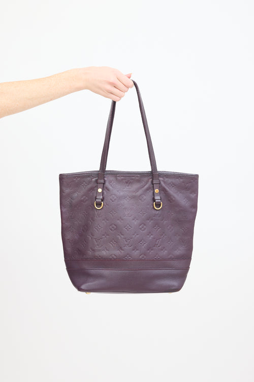 Louis Vuitton Purple Monogram Empreinte Leather Citadine PM Tote Bag