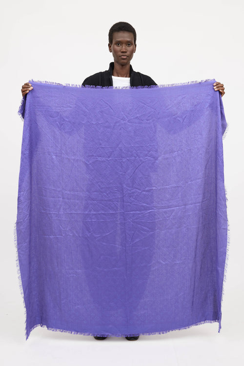 Louis Vuitton Silk Monogram Scarf