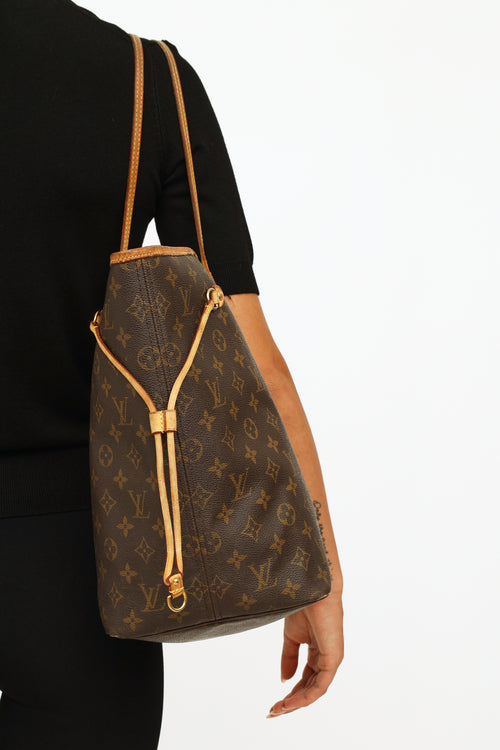 Louis Vuitton Brown Monogram GM Neverfull Bag