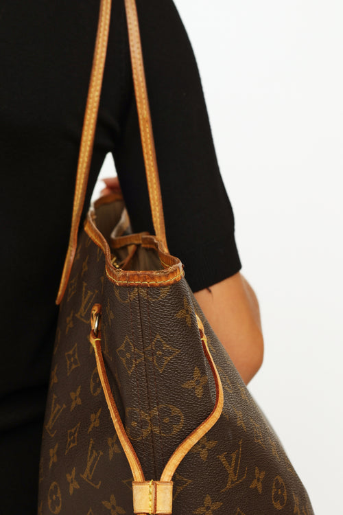 Louis Vuitton Brown Monogram GM Neverfull Bag