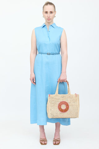 Louis Vuitton Raffia Hawaii On The Go MM Tote