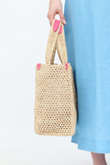 Louis Vuitton Raffia Hawaii On The Go MM Tote