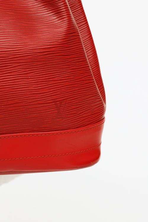 Louis Vuitton 2001 Red Epi Bucket Bag