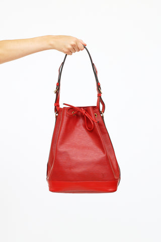 Louis Vuitton 2001 Red Epi Bucket Bag
