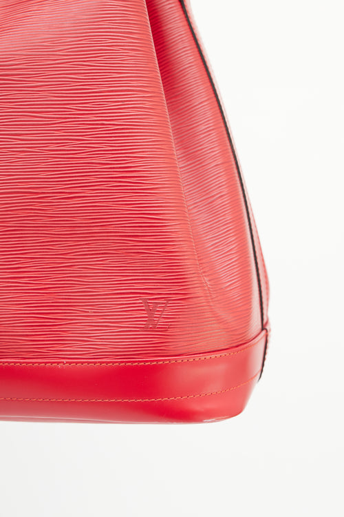 Louis Vuitton Red Epi Leather Noé Bucket Bag