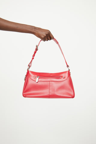 Louis Vuitton Red Epi PM Turenne Bag
