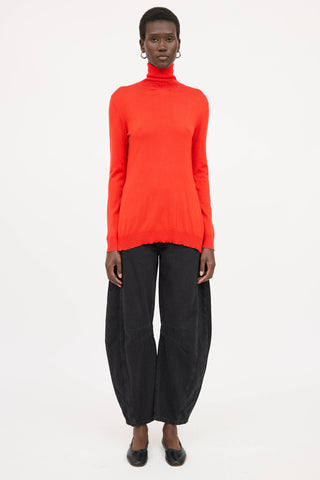 Louis Vuitton Wool Knit Zip Turtleneck