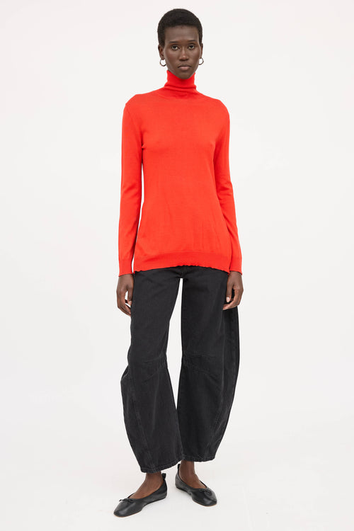 Louis Vuitton Wool Knit Zip Turtleneck