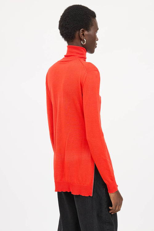 Louis Vuitton Wool Knit Zip Turtleneck