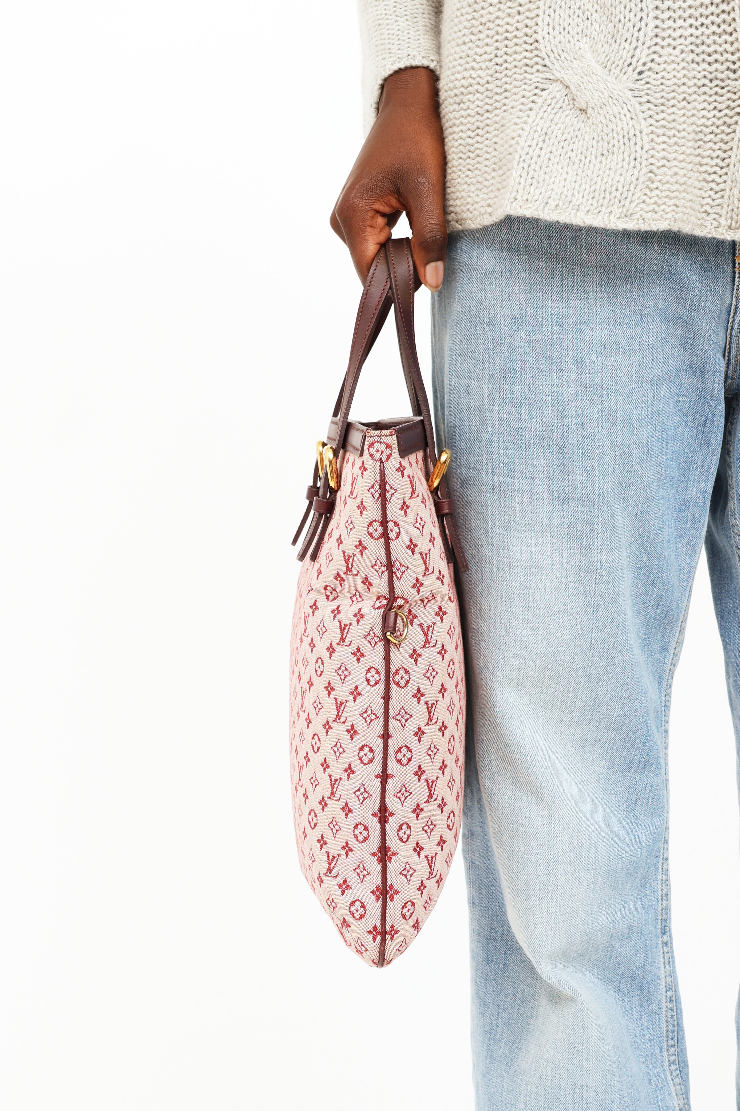Louis Vuitton // Red Mini Lin Francoise Bag – VSP Consignment