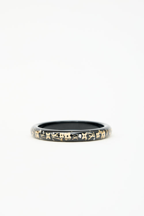 Louis Vuitton Resin Narrow Inclusion Bangle