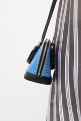 Louis Vuitton SS 2016 Blue Denim Epi Leather Nano Alma Shoulder Bag
