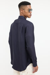 Louis Vuitton Silk Monogram Jacquard Shirt