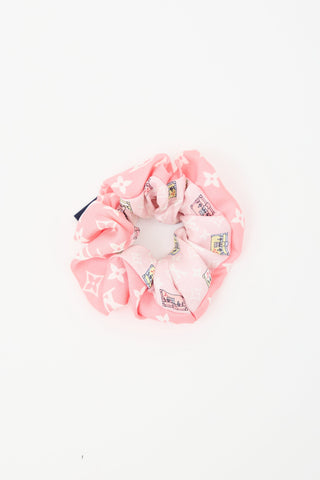 Louis Vuitton Silk Monogram Scrunchie