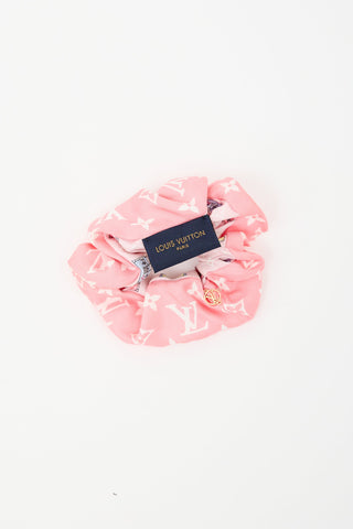 Louis Vuitton Silk Monogram Scrunchie