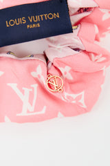 Louis Vuitton Silk Monogram Scrunchie