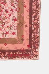 Louis Vuitton Silk Monogram Square Scarf