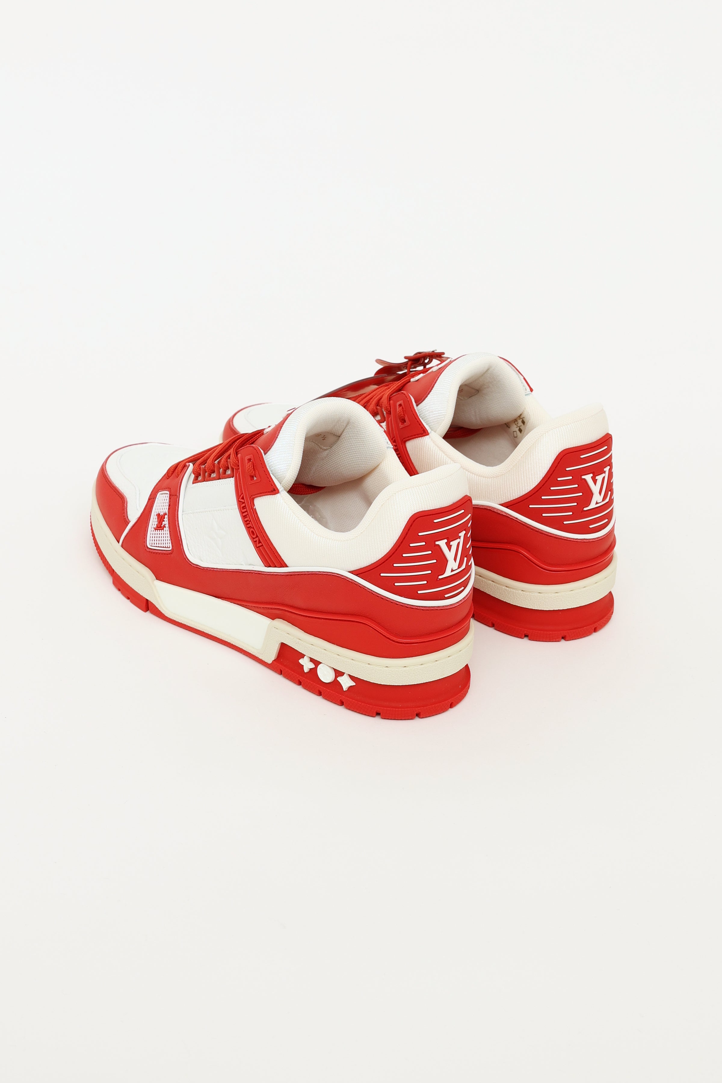 Louis Vuitton x Nike - Authenticated Trainer - Leather Red for Women, Never Worn