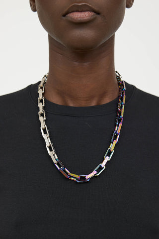Louis VuittonIridescent Monogram Chain Necklace