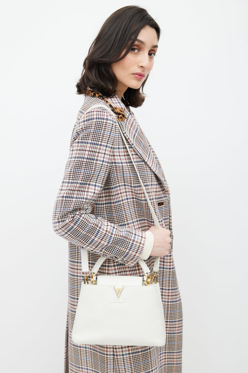 Louis Vuitton Snow White Taurillon Capucines BB Bag