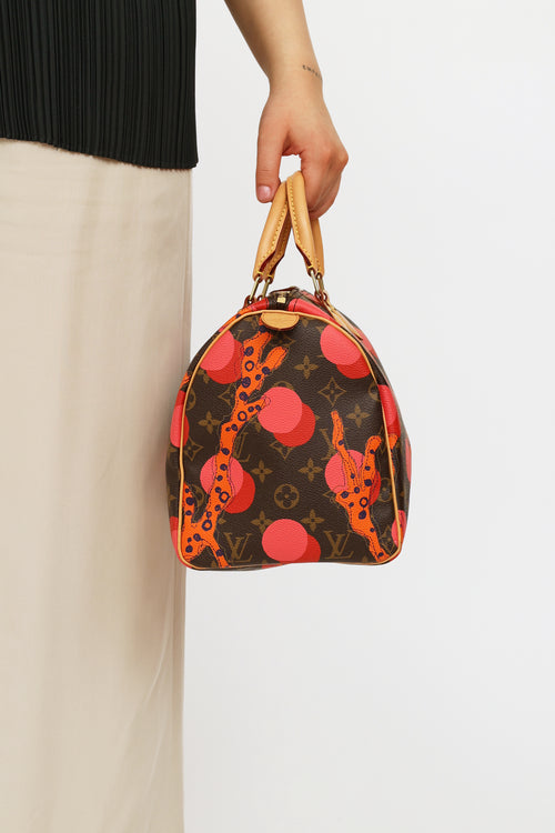 Louis Vuitton 2015 Brown & Multi Monogram Ramages Speedy 30 Bag