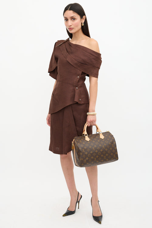 Louis Vuitton Monogram Speedy Bandoulière 30 Bag