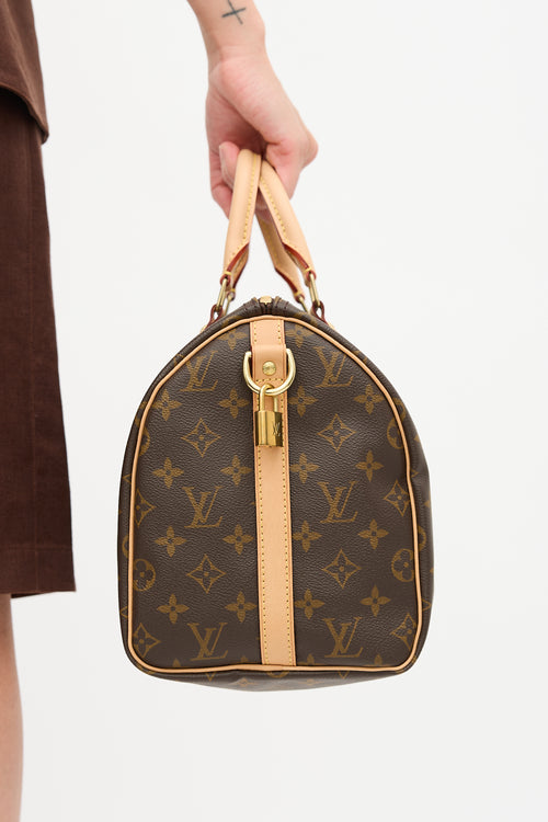 Louis Vuitton Monogram Speedy Bandoulière 30 Bag