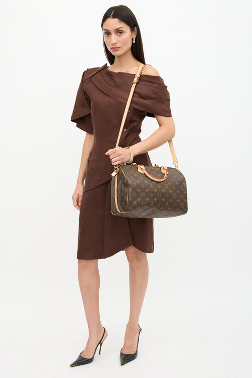 Louis Vuitton Monogram Speedy Bandoulière 30 Bag
