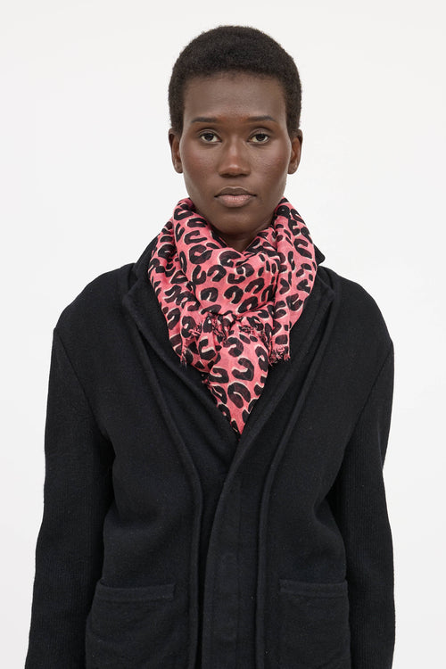 Louis Vuitton X Stephen Sprouse Patterned Cashmere Scarf