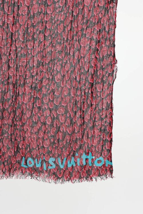 Louis Vuitton X Stephen Sprouse Patterned Scarf