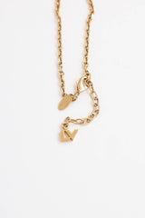 Louis Vuitton Two Tone Love Letter Necklace