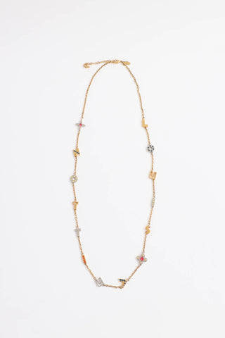 Louis Vuitton Two Tone Love Letter Necklace