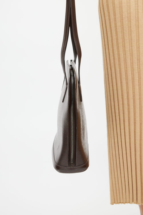 Louis Vuitton Vintage Brown Epi Leather Lussac Shoulder Bag