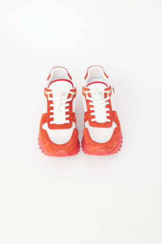 Louis Vuitton Virgil Abloh Red & White Runner Sneaker