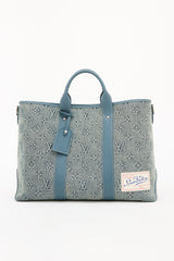 Louis Vuitton Washed Denim Weekend Tote NM Bag