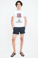 Louis Vuitton White Akanori Iwata Graphic T-Shirt