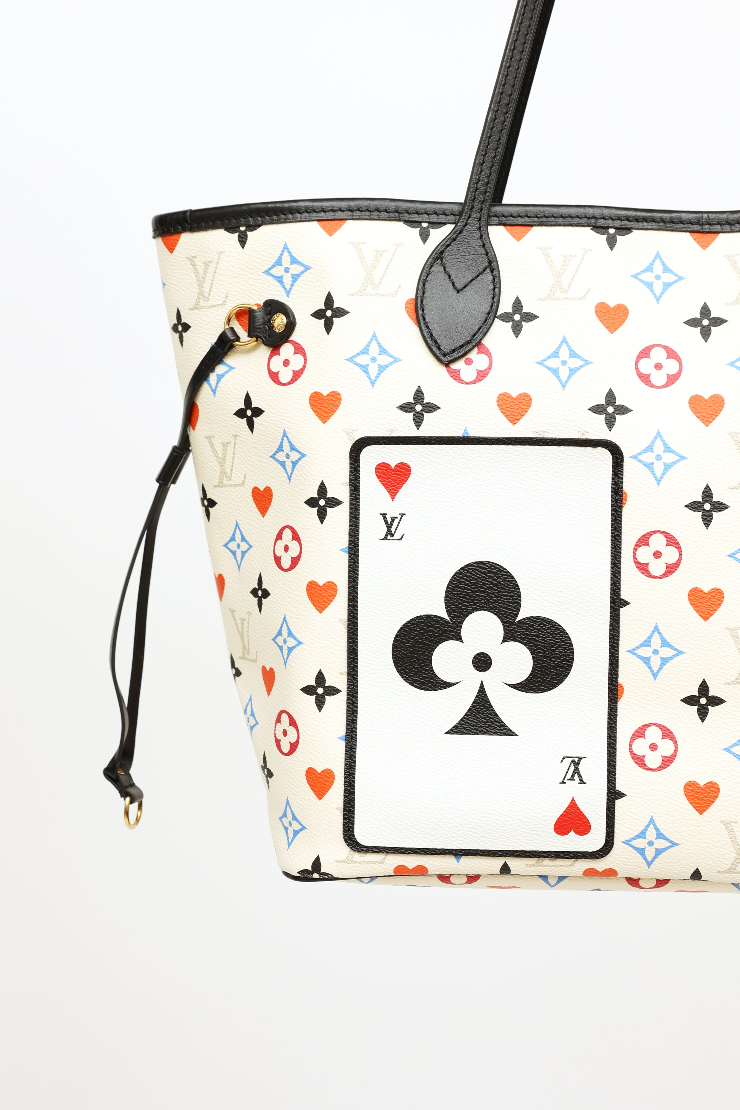 Louis Vuitton Monogram Game on Neverfull Tote Bag